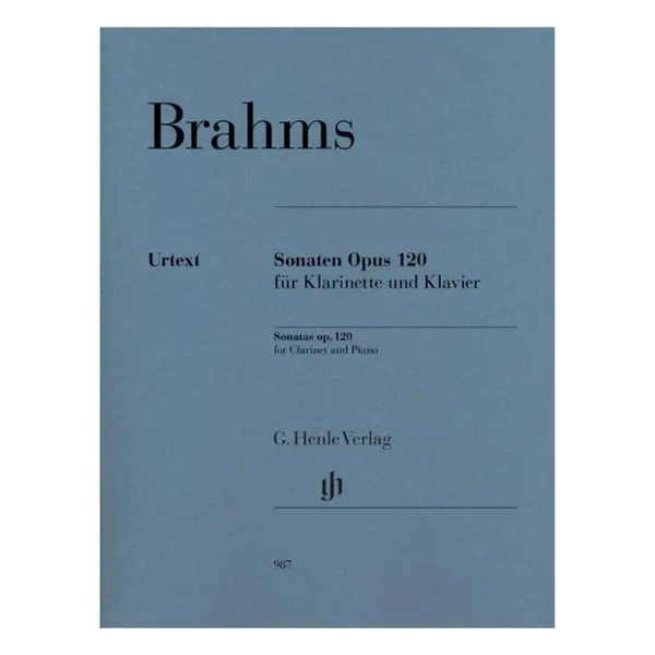 Sonatas Op.120 for Clarinet and Piano