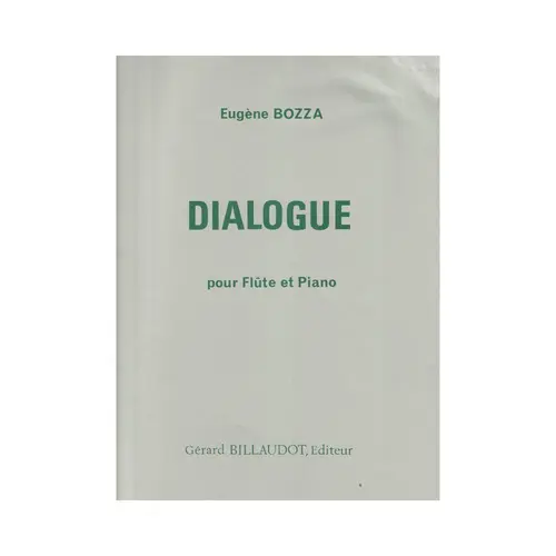 Dialogue Pour Flute Et Piano