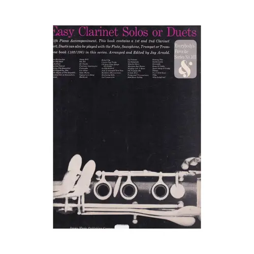 Easy Clarinet Solos Or Duets