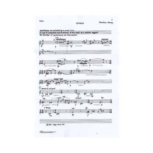 Lotuses For Flute Quartet - Partes
