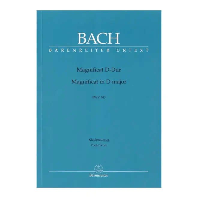 Magnificat In D-Dur - Bwv 243 - Urtext Barenreiter urtext blue