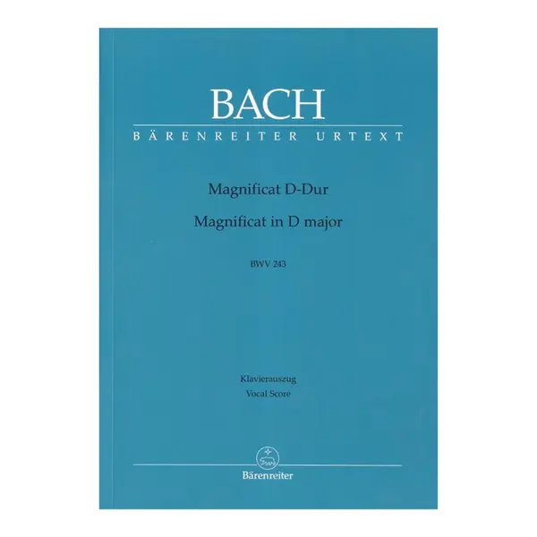 Magnificat In D-Dur - Bwv 243 - Urtext Barenreiter urtext blue