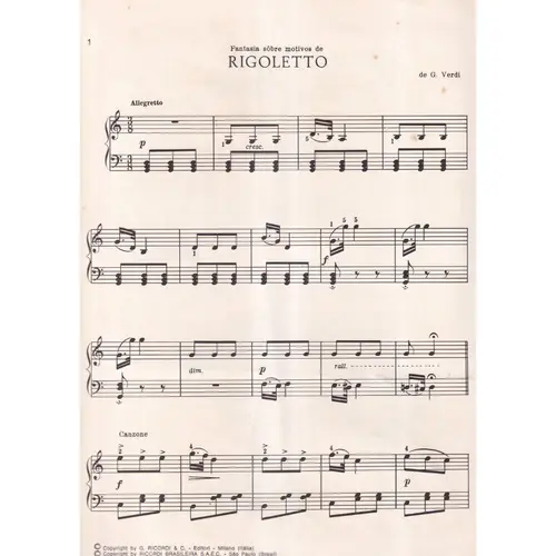 Rigoletto - Fantasia para piano (Streabbog)