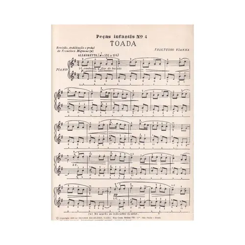 Toada para piano