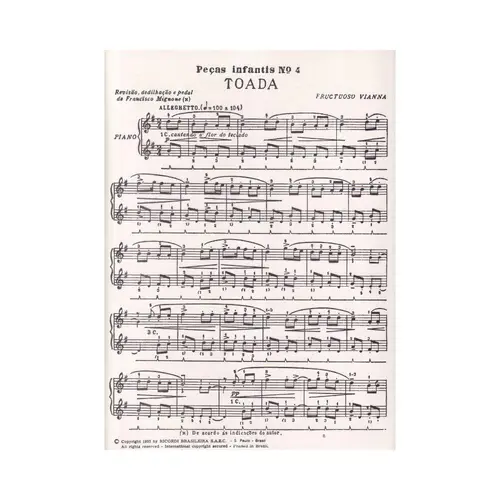 Toada para piano