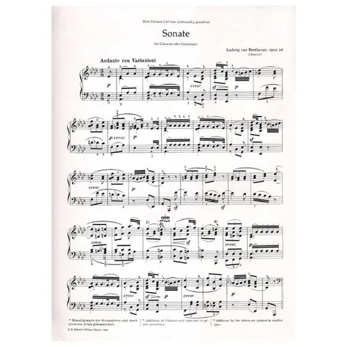 Sonate As-Dur - Op.26 (Marche Funebre)