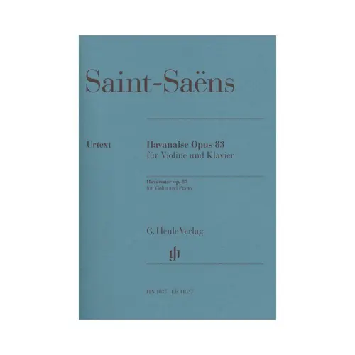 Havanaise Opus 83 Fur Violine Und Klavier - Urtext