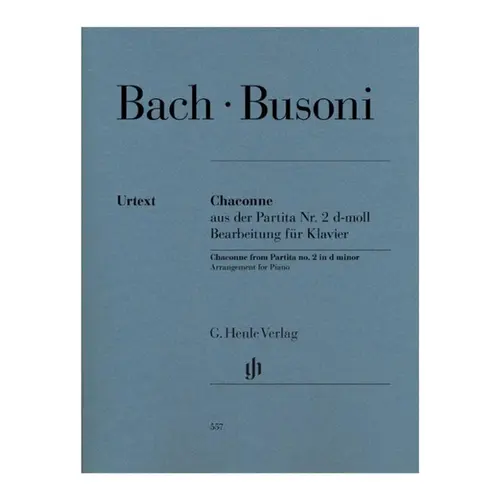 Chaconne From Partita Nr.2 In D Minor (Arrangement For Piano)