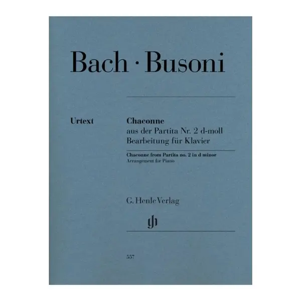Chaconne From Partita Nr.2 In D Minor (Arrangement For Piano)