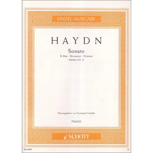 Sonate D Dur - Hob.Xvi:19
