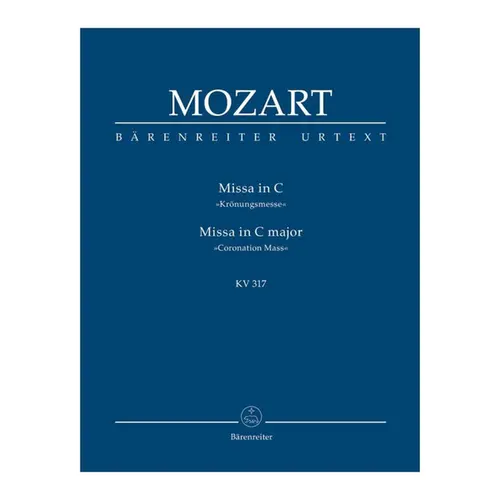 Missa in C major K. 317  - Coronation Mass - study score