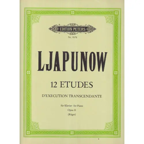 12 Etudes D´Execution Transcendante - Op.11