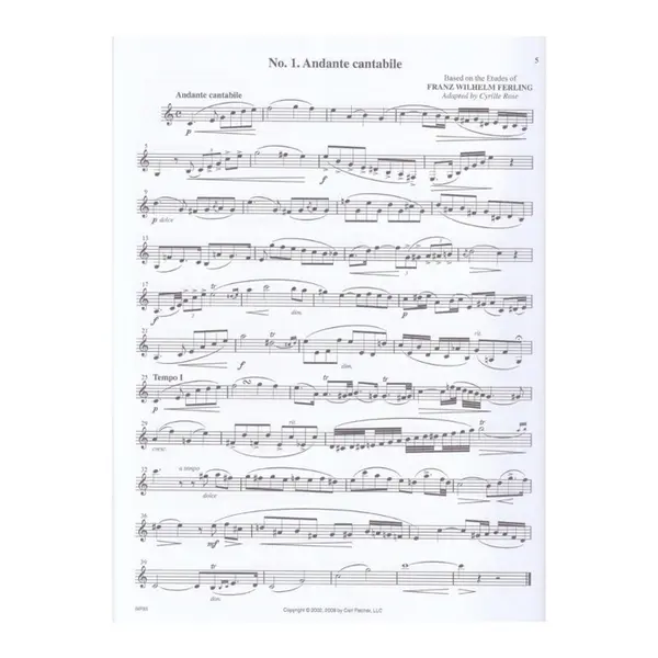 32 Etudes For Clarinet