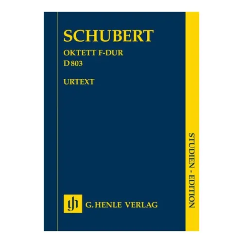 Oktett F Dur - D 803 - Urtext