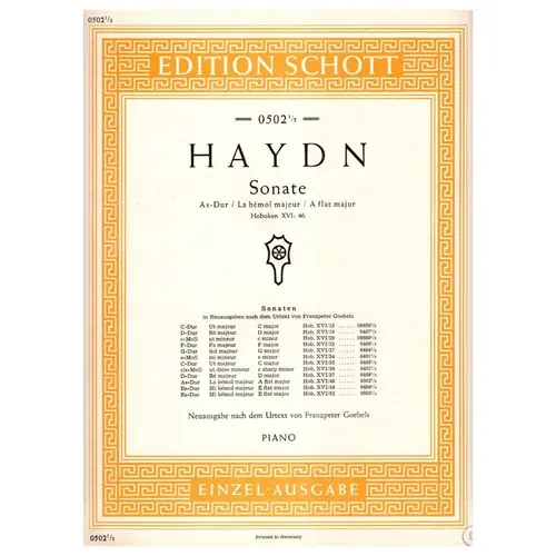 Sonate As-Dur Hob XVI: 46