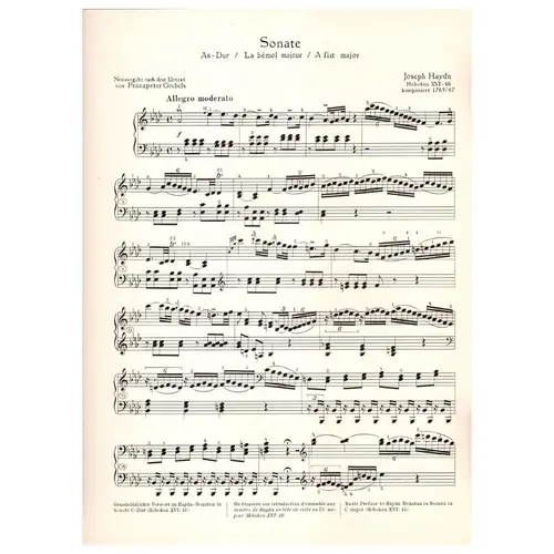 Sonate As-Dur Hob XVI: 46