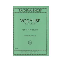 Vocalise For Oboe - Op.34 N.14
