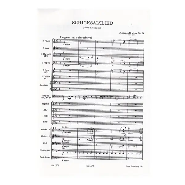 Song Of Destiny For Chorus And Orchestra Op.54