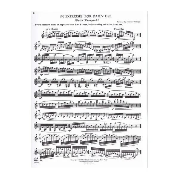 416 Progressive Daily Studies For The Clarinet - Vol. 1