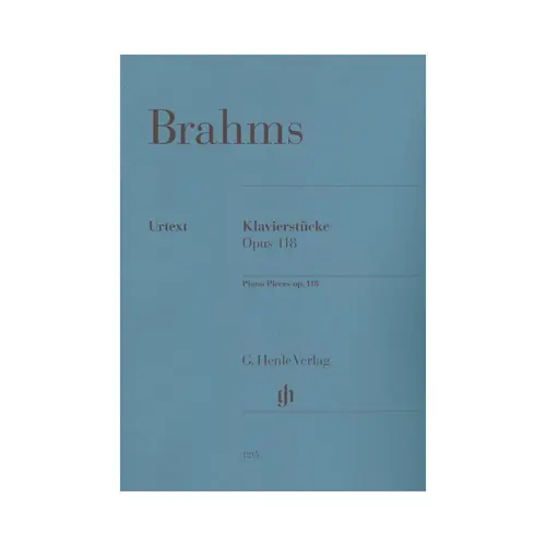 Piano Pieces Opus 118 - Urtext