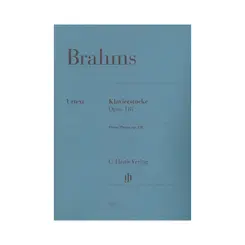 Piano Pieces Opus 118 - Urtext