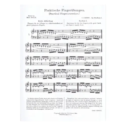 Practical Finger Exercises Op. 802 (complete)