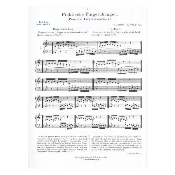 Practical Finger Exercises Op. 802 (complete)
