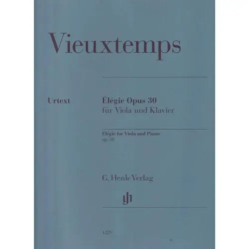 Elegie For Viola And Piano Op. 30