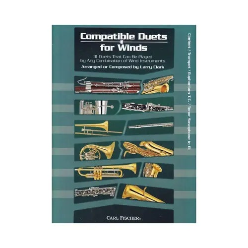 Compatible Duets For Winds - Clarinet/Trumpet/Euphonium T.C./Tenor Sax