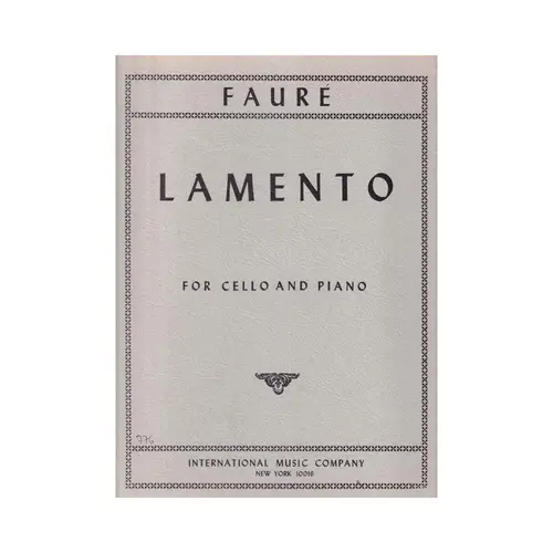 Lamento For Cello