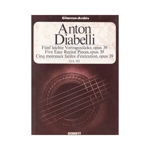Funf Leichte Vortragstucke - Op.39