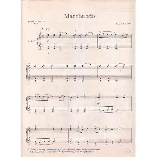 Marchando - Peças Infantis N.1