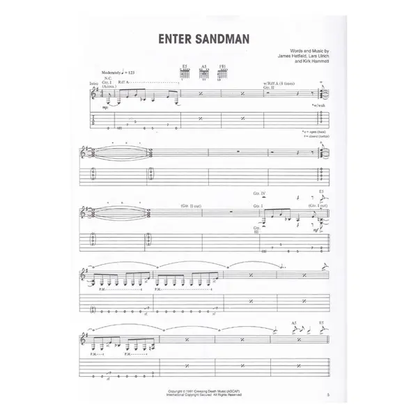Metallica - Enter Sandman