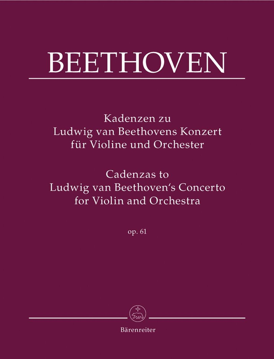 Kadenzen Zu Beethovens Violin Konzert Op.61 Cadencias Dos Concertos