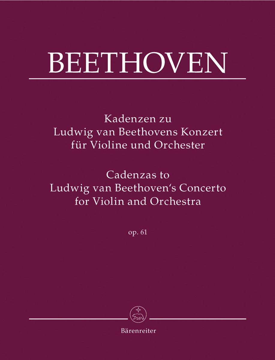 Kadenzen Zu Beethovens Violin Konzert Op.61 Cadencias Dos Concertos
