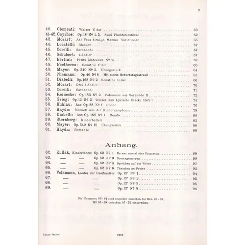 Sonatinen - Vorstufe para piano