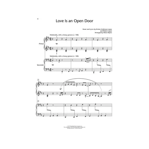 Frozen Piano Duets