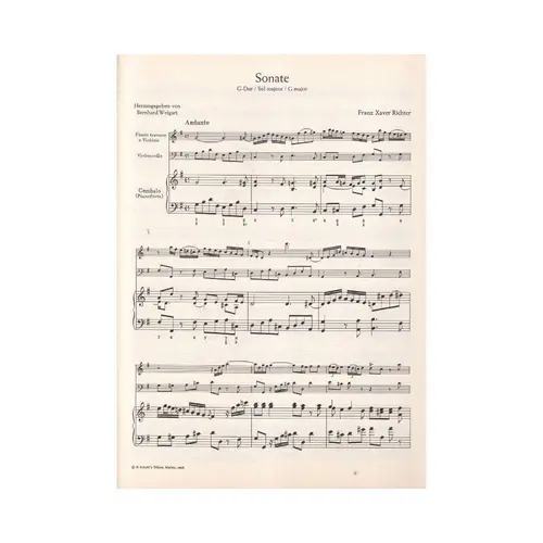 Sonate G Major  (Edição Antiga)