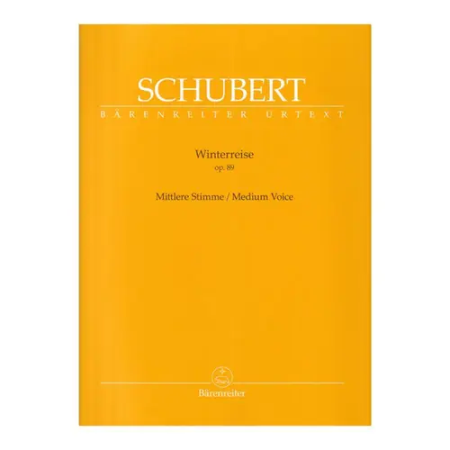 Winterreise - Op.89 - Voz Media - Urtext