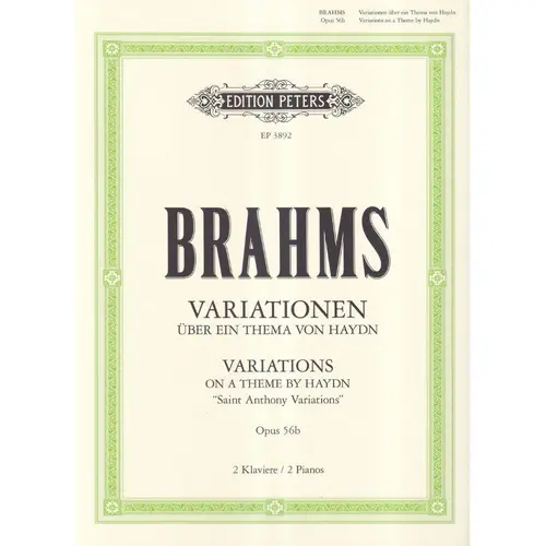 Variationen Uber Ein Thema Von Joseph Haydn Op.56B