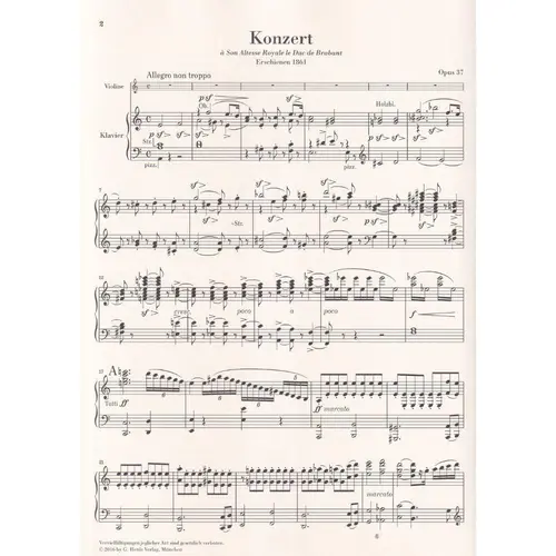 Violin Concerto N.5 In A Minor Op.37 - Piano Reduction