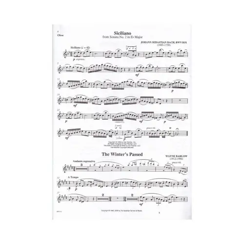 Repertoire Classics For Oboe
