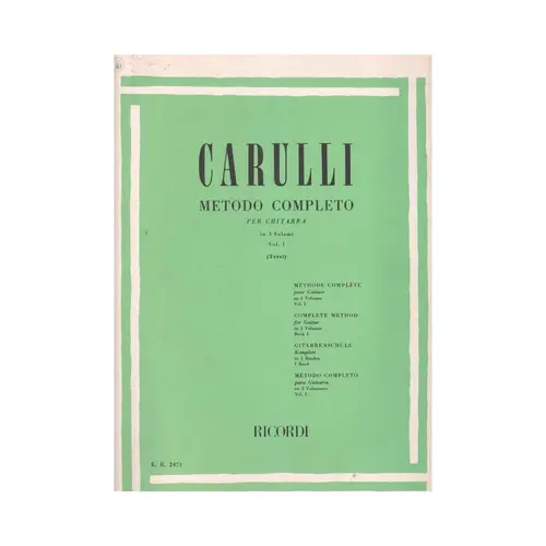 Método Completo Per Chitarra -  Vol.1