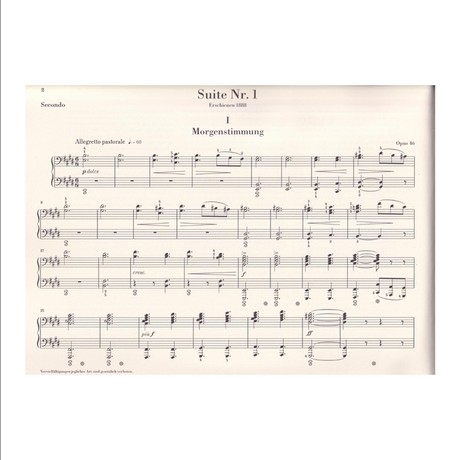 Peer Gynt Suites Version For Piano FourHands Peer Gynt Suites