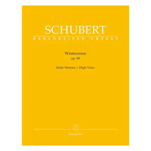 Winterreise - Op.89 - Voz Grave