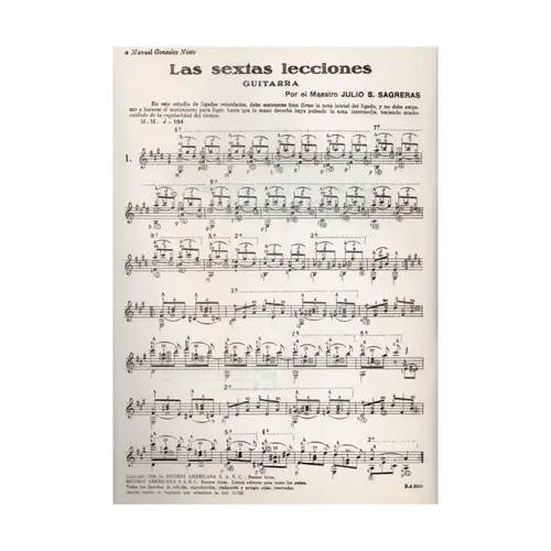 Las sextas lecciones de guitarra (Edição Antiga)