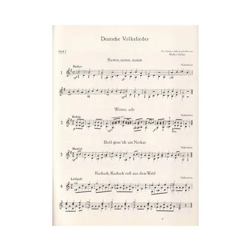 Deutsche Volkslieder - Vol.1