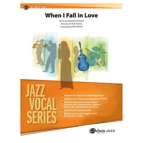 When I Fall In Love - Jazz Vocal Series (Score E Parts)