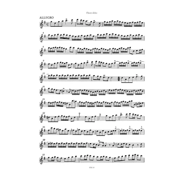 Sonatas For Recorder - Vol.1 - Op. 1/1-3