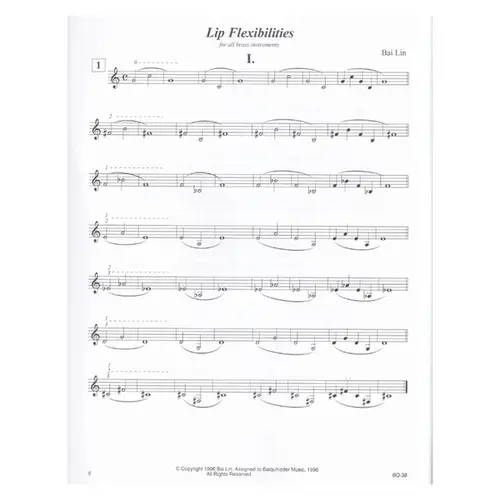 Lip Flexibilities For All Brass Instrument